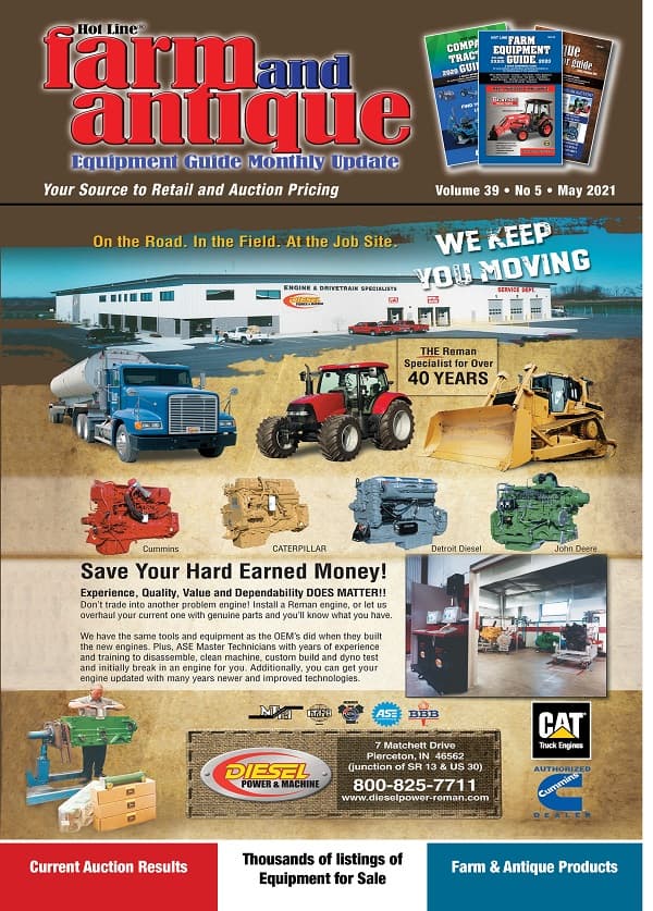 May 2021 Farm and Antique Equipment Guide Monthly Update