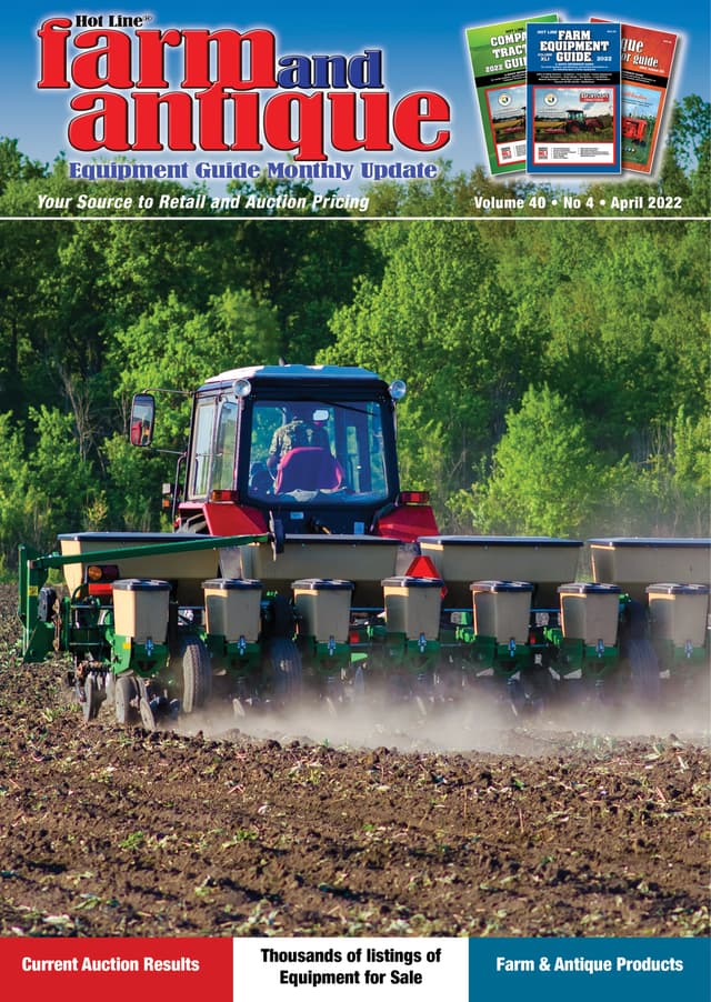 April 2022 Farm and Antique Equipment Guide Monthly Update