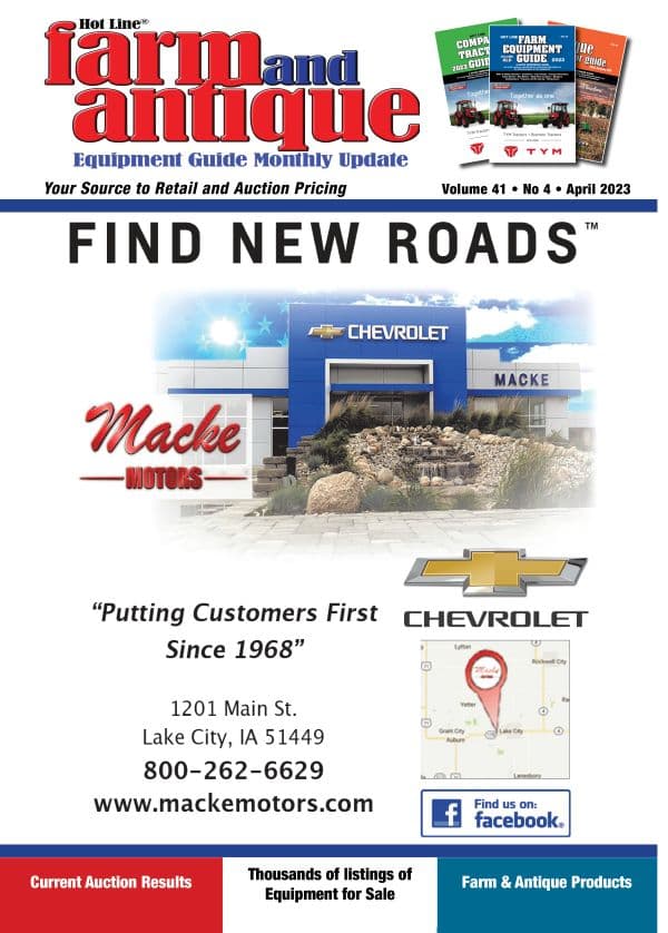 April 2023 Farm and Antique Equipment Guide Monthly Update