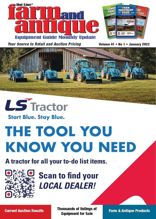 January 2023 Farm and Antique Equipment Guide Monthly Update