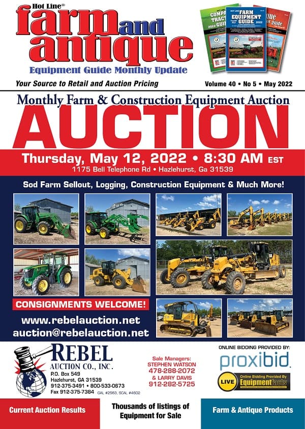May 2022 Farm and Antique Equipment Guide Monthly Update