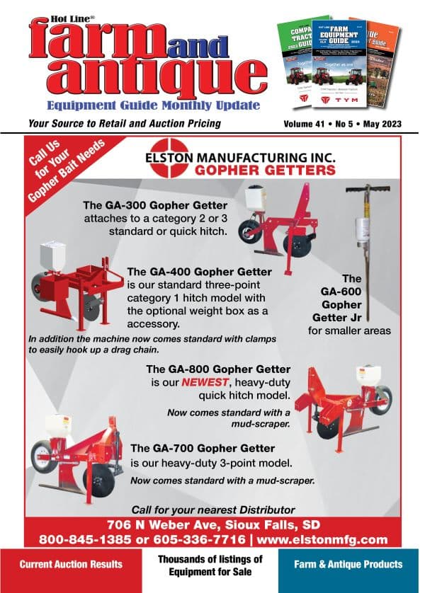 May 2023 Farm and Antique Equipment Guide Monthly Update
