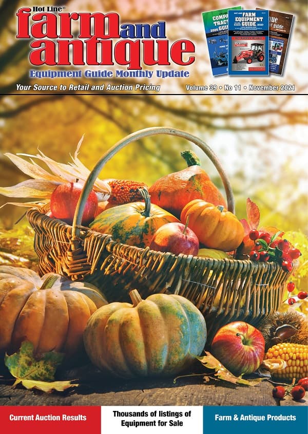 November 2021 Farm and Antique Equipment Guide Monthly Update