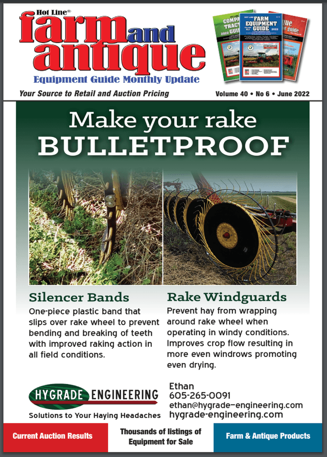 June 2022 Farm and Antique Equipment Guide Monthly Update