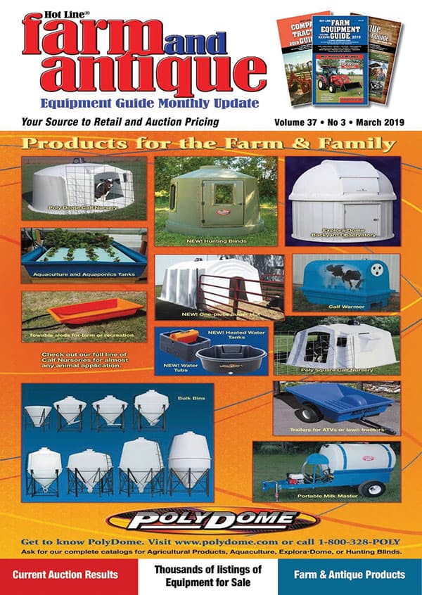 March 2019 Farm and Antique Equipment Guide Monthly Update