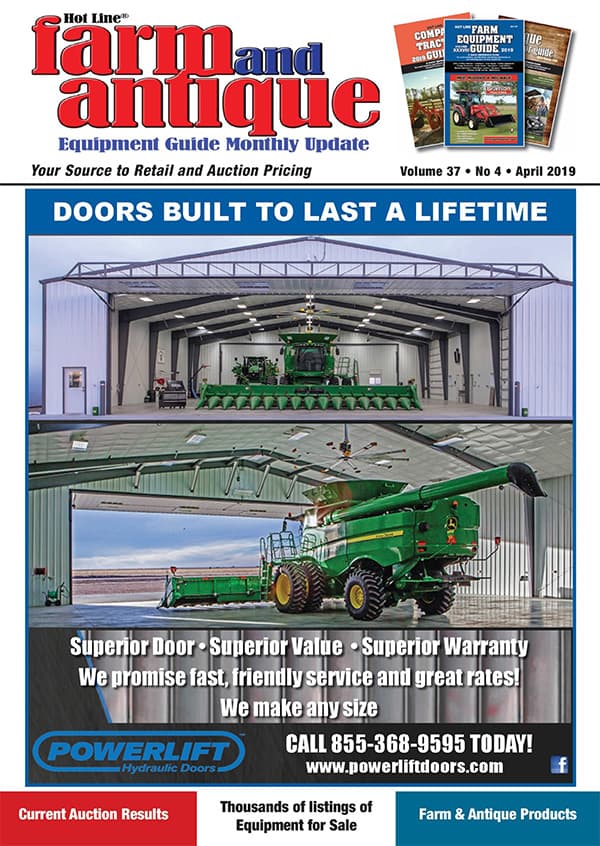 April 2019 Farm and Antique Equipment Guide Monthly Update
