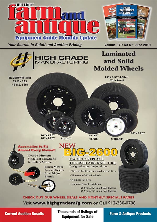 June 2019 Farm and Antique Equipment Guide Monthly Update