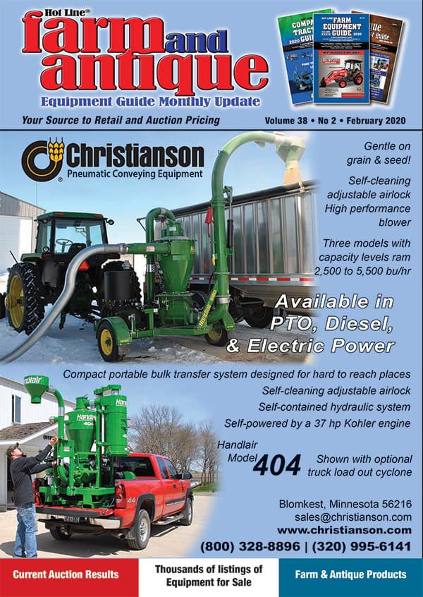 February 2020 Farm and Antique Equipment Guide Monthly Update